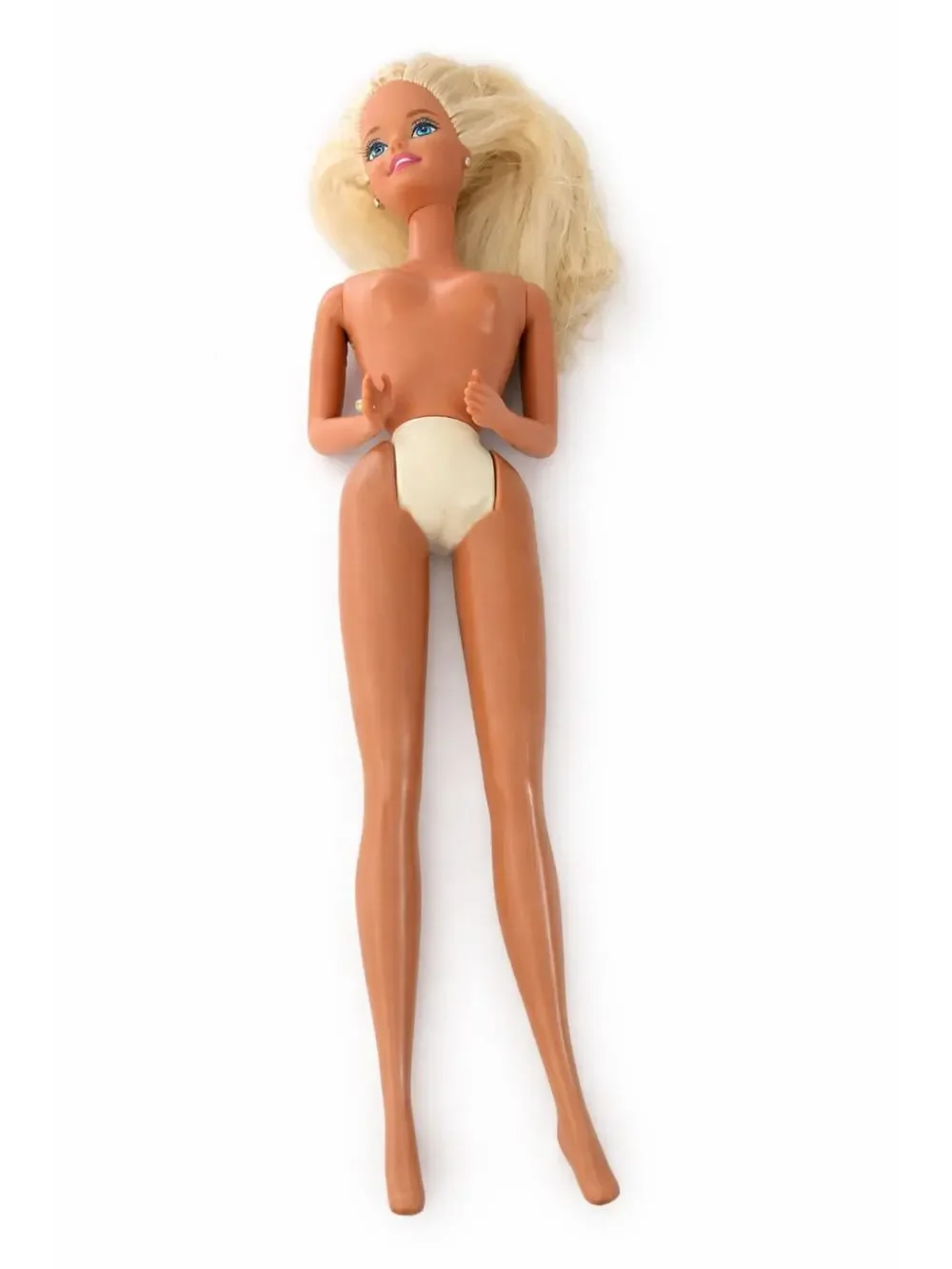 Vintage Barbie Doll Mattel 1966 Indonesia Blonde Nude Original Body